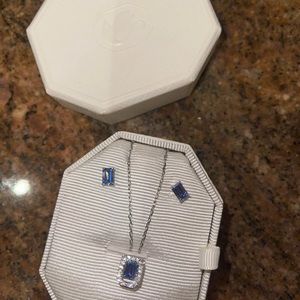 Swarovski earring and necklace set